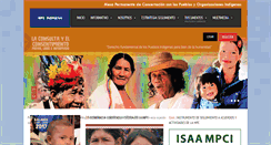 Desktop Screenshot of mpcindigena.org