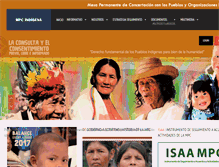 Tablet Screenshot of mpcindigena.org